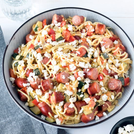 Mediterranean Noodles - Recipe photo by Your Ultimate Menu