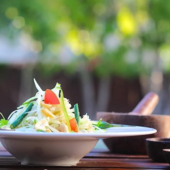Thai Green Papaya Salad - Recipe photo by Eat More Art