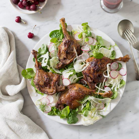 confit duck legs in Instant pot - Recipe photo by drizzleanddip
