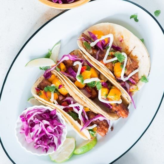 Tilapia Fish Taco Recipe - Recipe photo by currytrail