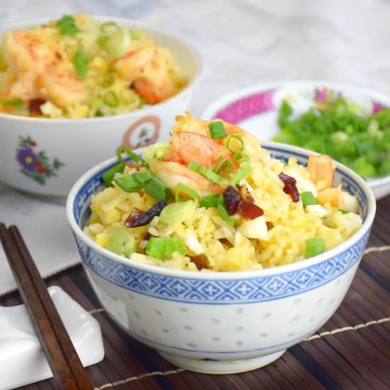 Yang Chow fried rice 扬州炒饭 - Recipe photo by Taste of Asian Food