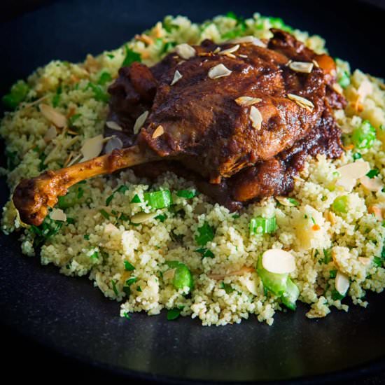 Slow Roast Duck Legs With Dates - Recipe photo by Brian Jones