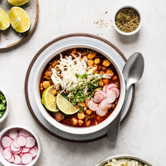 Red Posole - Recipe photo by isabeleats