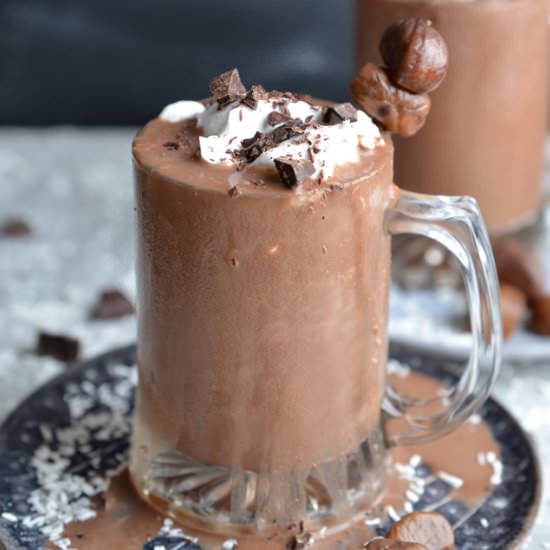 Frozen Chestnut Hot Chocolate - Recipe photo by waffleandwhisk