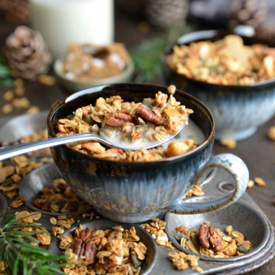 Gingerbread Granola - Recipe photo by waffleandwhisk