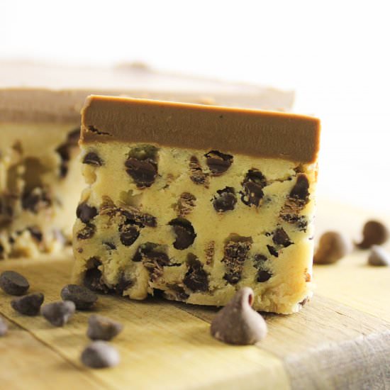 Chocolate Chip Cookie Dough Bars - Recipe photo by bakingyouhappier
