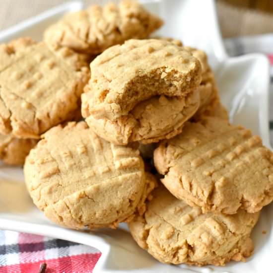 Gluten Free Peanut Butter Cookies - Recipe photo by living freely gluten free