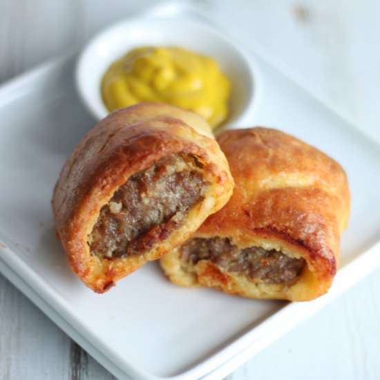 Keto Sausage Rolls - Recipe photo by Officially Gluten Free