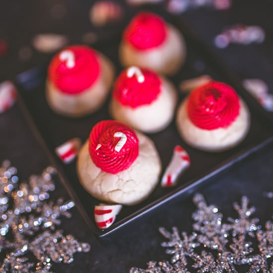 Peppermint Shortbread Cookies - Recipe photo by insolenceandwine
