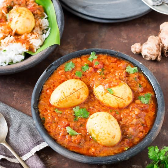 South Indian Egg Curry - Recipe photo by currytrail