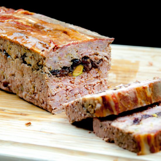Pork, Duck & Cranberry Terrine - Recipe photo by The Yum Yum Club