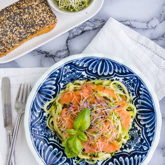 Zucchini Spaghetti Salad - Recipe photo by 100 Decors