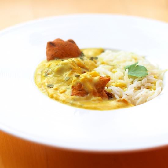 Authentic Punjabi Kadhi Pakora - Recipe photo by Eat More Art