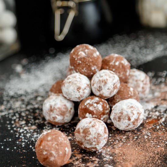 Homemade Chocolate Marzipan Truffle - Recipe photo by VeenaAzmanov