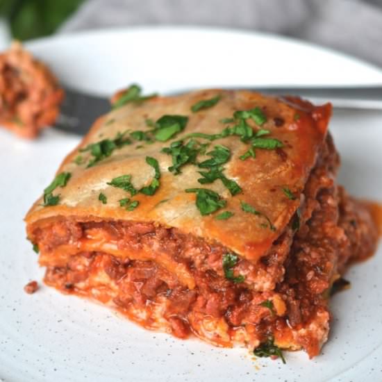 Lasagna - Recipe photo by Every Last Bite