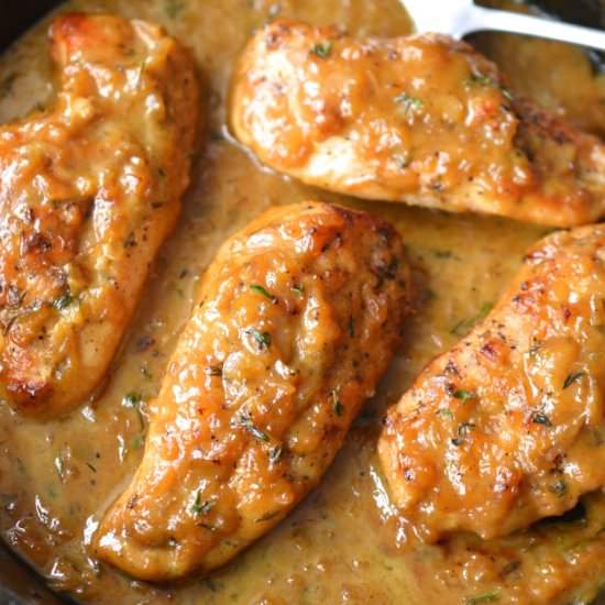 Honey Mustard Chicken - Recipe photo by Every Last Bite