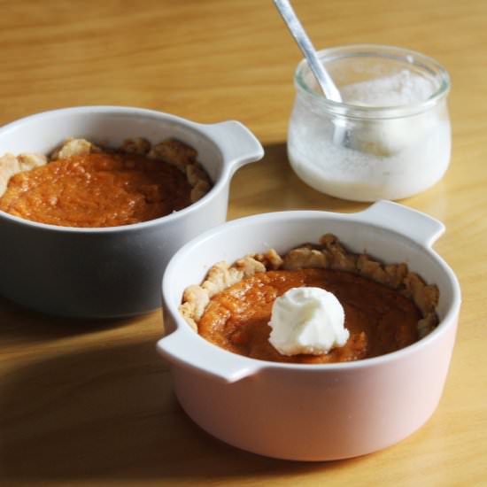 Mini sweet potato pies - Recipe photo by hornoMX