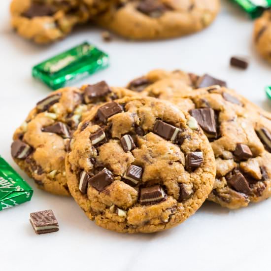 Andes Mint Cookies - Recipe photo by wellplated