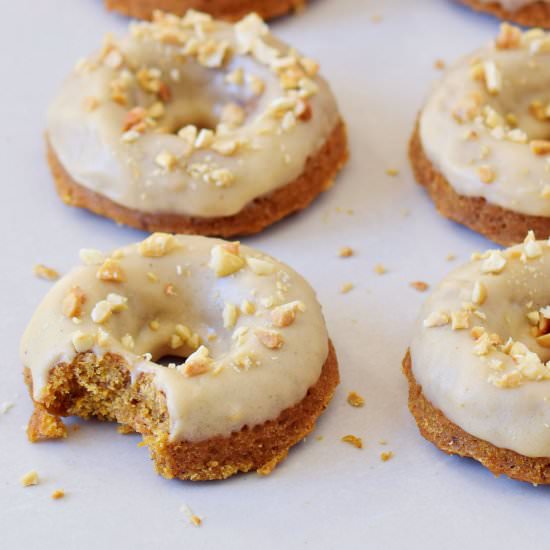 Gingerbread Carrot Cake Donuts - Recipe photo by elavegan