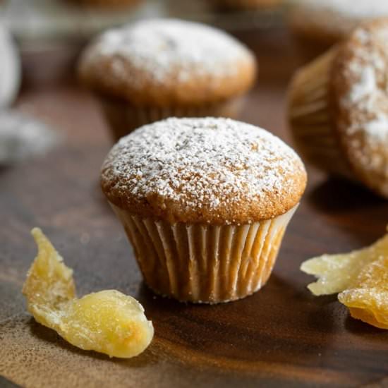 Crystallized Ginger Spice Muffins - Recipe photo by HostessAtHeart