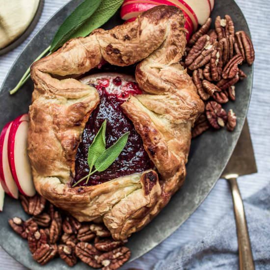Baked Brie in Puff Pastry - Recipe photo by platingsandpairings