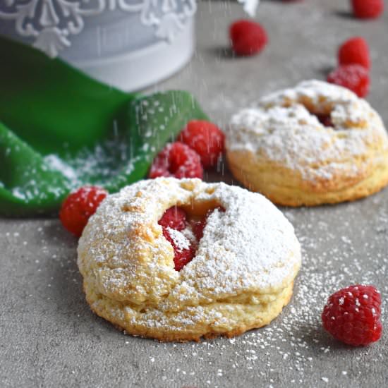 Raspberry Scones - Recipe photo by olgainthekitchen