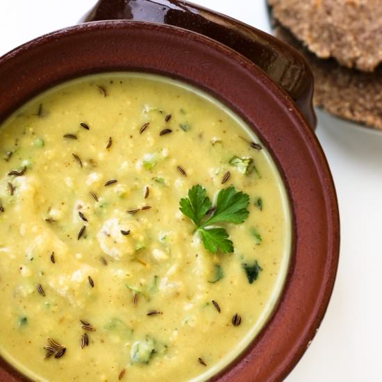 Besan Pitla - Recipe photo by MyWeekendKitchen