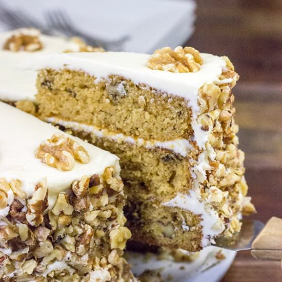 Maple Walnut Cake - Recipe photo by spicedblog