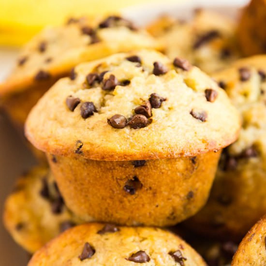 Chocolate Chip Banana Bread Muffins - Recipe photo by Thelifejolie
