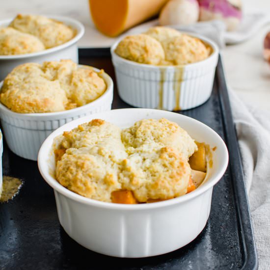Mini Turkey Pot Pies - Recipe photo by SweetCayenne
