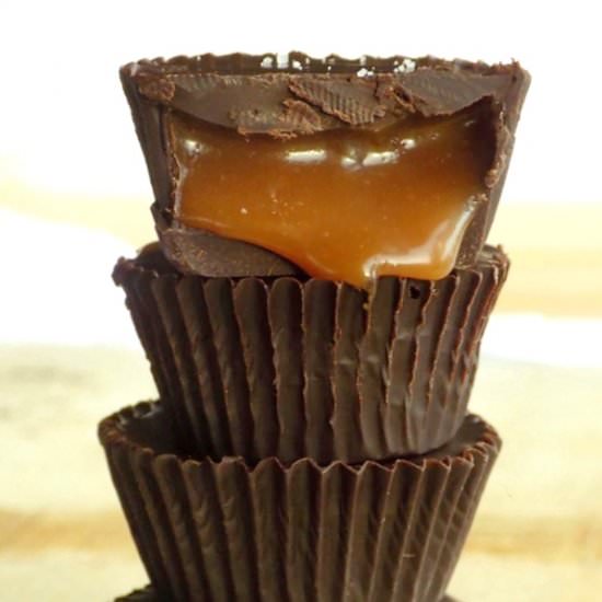 Chocolate Caramel Cups - Recipe photo by pastryandbeyond