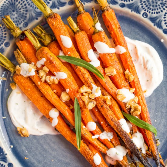 Maple Roasted Carrots - Recipe photo by aheadofthyme