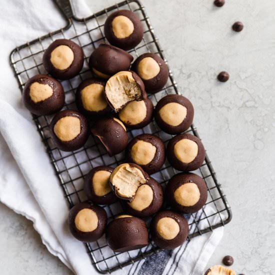 Peanut Butter Buckeyes - Recipe photo by browneyedbaker