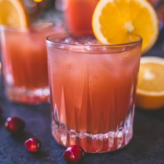 Spiced Cranberry-Orange Punch - Recipe photo by insolenceandwine