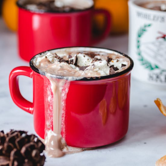 Clementine Hot Chocolate - Recipe photo by saltwaterdaughters