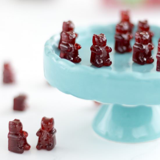 How to make gummy bears - Recipe photo by Chewable Structures