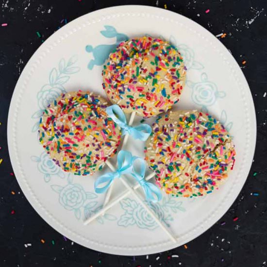 Vegan Cookie Pops - Recipe photo by vegandollhouse