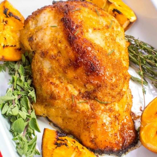 Oven Roasted Turkey Breast - Recipe photo by peasandpeonies