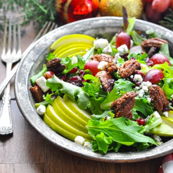 Christmas Salad - Recipe photo by The Seasoned Mom