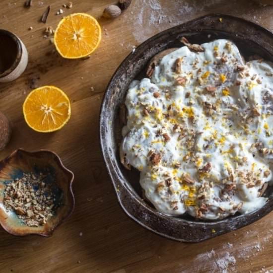 Spelt orange pecan cinnamon buns - Recipe photo by ImmigrantsTable