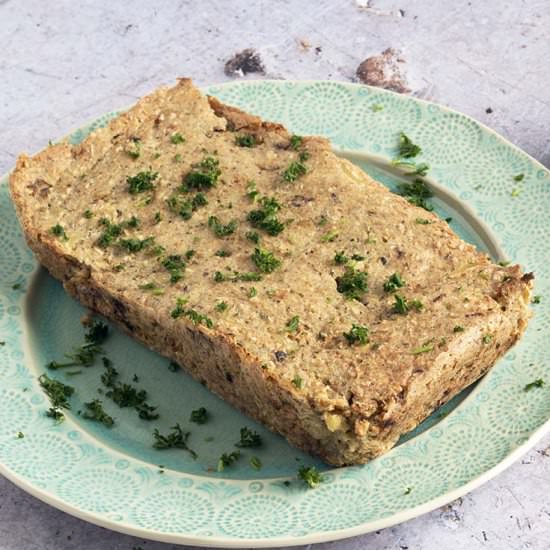 Vegan parsnip and cashew nut roast - Recipe photo by Mandy Sneaky Veg