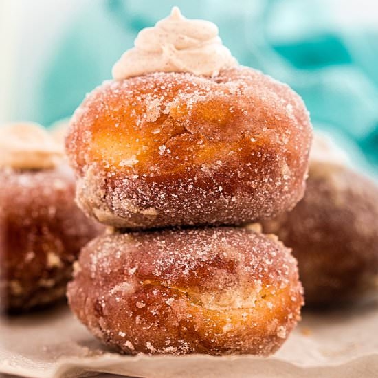 Cinnamon and Birthday Cake Donuts - Recipe photo by trufflesandtrends