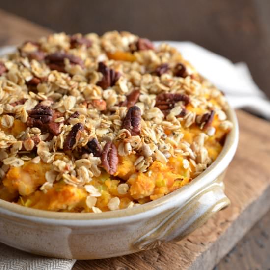 Sweet Potato Mash Crumble - Recipe photo by waffleandwhisk