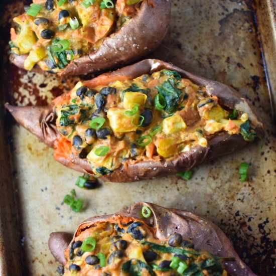Vegan Mexican Sweet Potatoes - Recipe photo by Thedizzycook