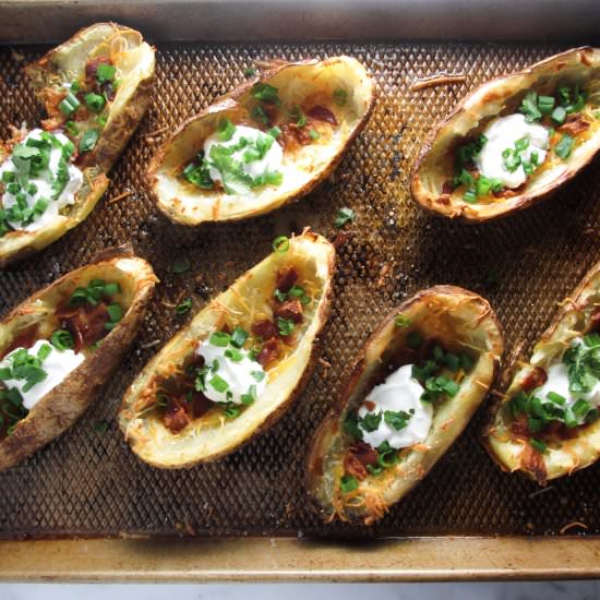 Loaded Potato Skins - Recipe photo by Biteyourcravings
