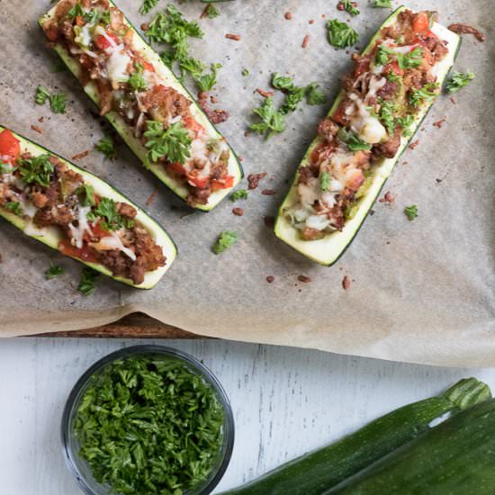 Stuffed Zucchini Boats - Recipe photo by LifesLittleSweets