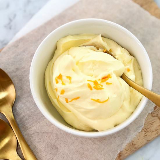 Creamy Orange Dessert Sauce - Recipe photo by chef not required