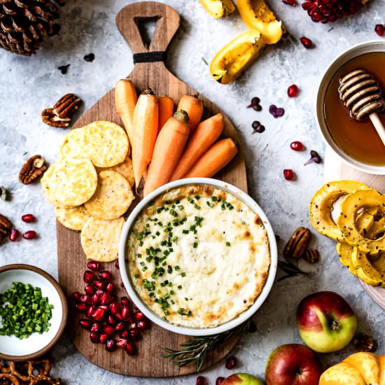 Baked Goat Cheese Dip - Recipe photo by foolproofliving.com