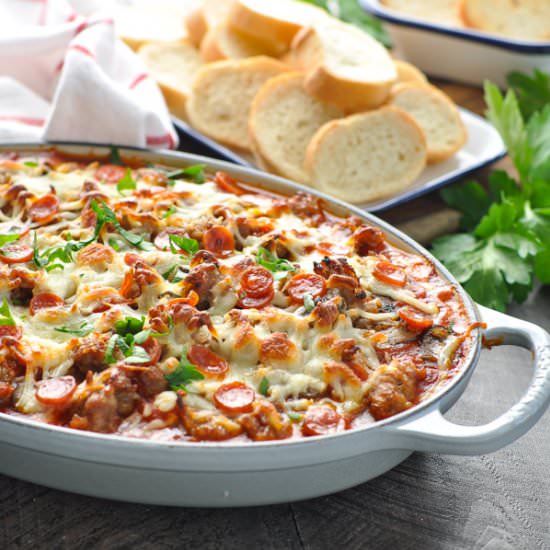 Easy Pizza Dip - Recipe photo by The Seasoned Mom