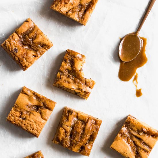 Bourbon Butterscotch Blondies - Recipe photo by foodandtable